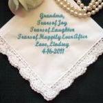 Personalized Wedding Handk..